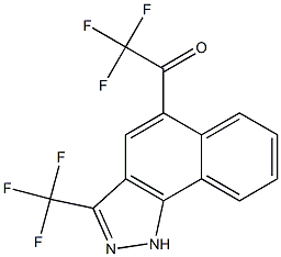 5-Trifluoroacetyl-3-trifluoromethyl-1H-benz[g]indazole