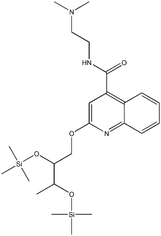 2-[2,3-Di(trimethylsilyloxy)butoxy]-N-[2-(dimethylamino)ethyl]-4-quinolinecarboxamide
