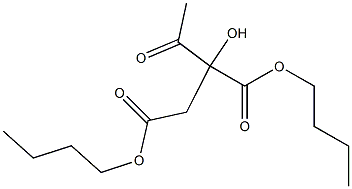 2-Acetyl-D-malic acid dibutyl ester 结构式
