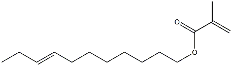 Methacrylic acid (8-undecenyl) ester Structure