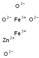 Zinc diiron tetroxide Structure