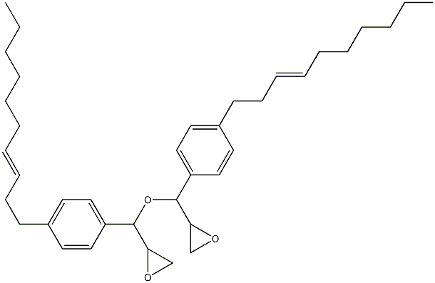 4-(3-Decenyl)phenylglycidyl ether Struktur