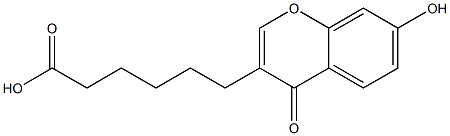 6-(7-Hydroxy-4-oxo-4H-1-benzopyran-3-yl)hexanoic acid