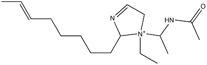1-[1-(Acetylamino)ethyl]-1-ethyl-2-(6-octenyl)-3-imidazoline-1-ium