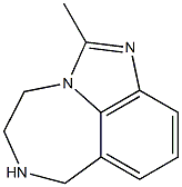 4,5,6,7-Tetrahydro-2-methylimidazo[4,5,1-jk][1,4]benzodiazepine Struktur