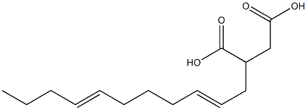 (2,7-Undecadienyl)succinic acid Structure