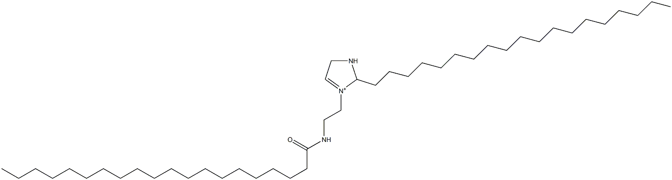 3-[2-(Icosanoylamino)ethyl]-2-nonadecyl-3-imidazoline-3-ium Struktur