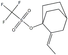 Trifluoromethanesulfonic acid (E)-2-ethylidenebicyclo[2.2.2]octan-1-yl ester