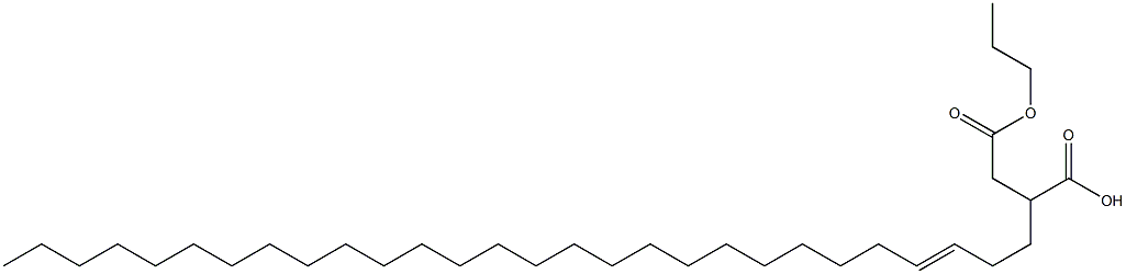 2-(3-Octacosenyl)succinic acid 1-hydrogen 4-propyl ester Structure