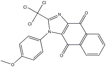 1-(4-Methoxyphenyl)-2-trichloromethyl-1H-naphth[2,3-d]imidazole-4,9-dione