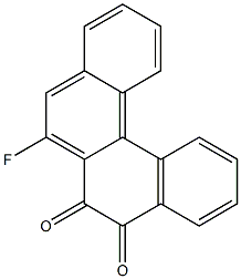 7-Fluorobenzo[c]phenanthrene-5,6-dione 结构式
