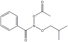 N-アセトキシ-N-イソブトキシベンズアミド 化学構造式