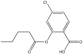2-Pentanoyloxy-4-chlorobenzoic acid
