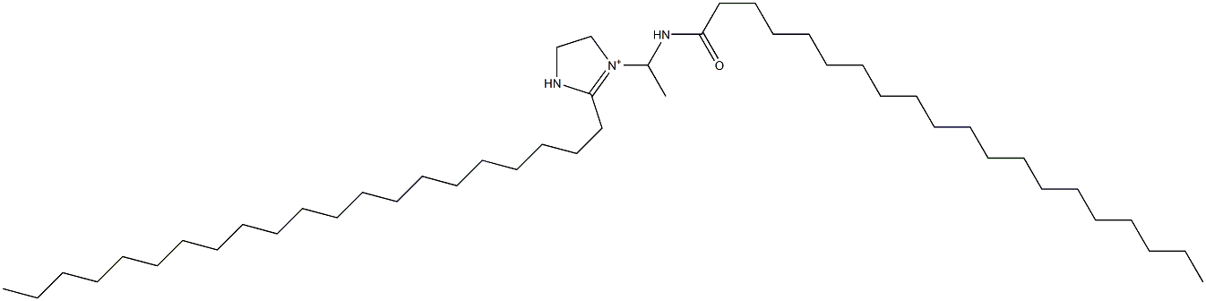 2-Henicosyl-1-[1-(icosanoylamino)ethyl]-1-imidazoline-1-ium Structure