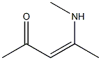 (3Z)-4-(Methylamino)-3-pentene-2-one,,结构式
