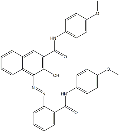 4-[[2-[[(4-Methoxyphenyl)amino]carbonyl]phenyl]azo]-3-hydroxy-N-(4-methoxyphenyl)-2-naphthalenecarboxamide