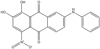  2-Anilino-7,8-dihydroxy-5-nitroanthraquinone