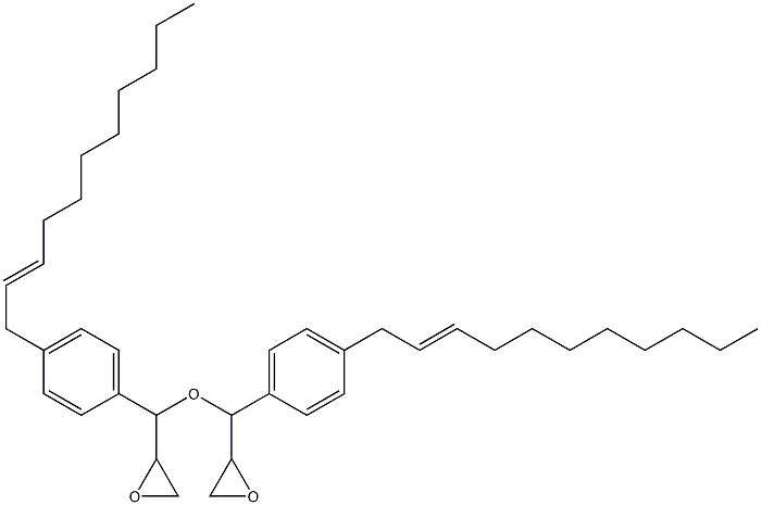 4-(2-Undecenyl)phenylglycidyl ether Struktur