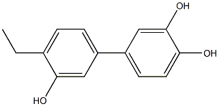 4'-Ethyl-1,1'-biphenyl-3,3',4-triol Struktur