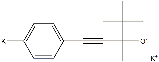 Potassium 3-(4-potassiophenyl)-1-tert-butyl-1-methyl-2-propyne-1-olate