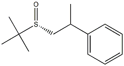 tert-ブチル[(R)-2-フェニルプロピル]スルホキシド 化学構造式