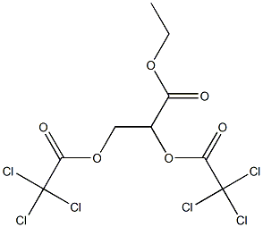 (-)-2-O,3-O-Bis(trichloroacetyl)-L-glyceric acid ethyl ester