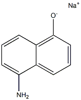 Sodium 5-aminonaphthalene-1-olate 结构式
