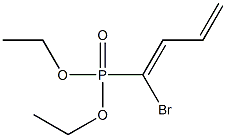 [(1Z)-1-Bromo-1,3-butadienyl]phosphonic acid diethyl ester Structure