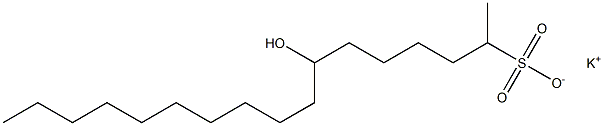 7-Hydroxyheptadecane-2-sulfonic acid potassium salt