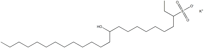 11-Hydroxytetracosane-3-sulfonic acid potassium salt|