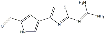 2-(Diaminomethyleneamino)-4-(2-formyl-1H-pyrrol-4-yl)thiazole