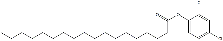 Octadecanoic acid 2,4-dichlorophenyl ester Structure