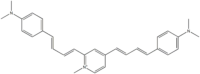 2,4-Bis[4-[4-(dimethylamino)phenyl]-1,3-butadienyl]-1-methylpyridinium