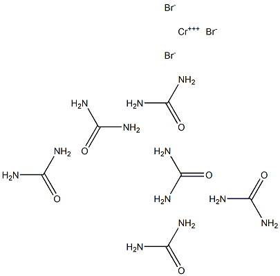 Hexakis(urea)chromium(III) bromide Structure