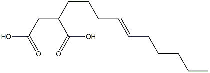2-(4-Decenyl)succinic acid Struktur