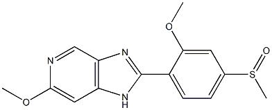 6-Methoxy-2-(2-methoxy-4-methylsulfinylphenyl)-1H-imidazo[4,5-c]pyridine|