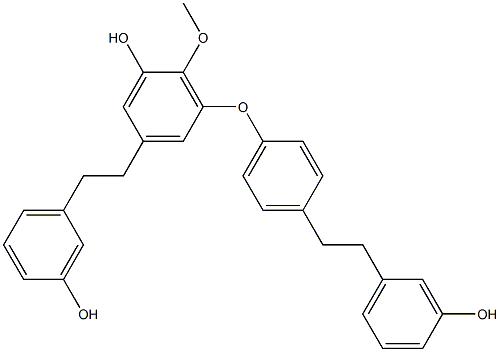 2-Methoxy-3-[4-[2-(3-hydroxyphenyl)ethyl]phenoxy]-5-[2-(3-hydroxyphenyl)ethyl]phenol