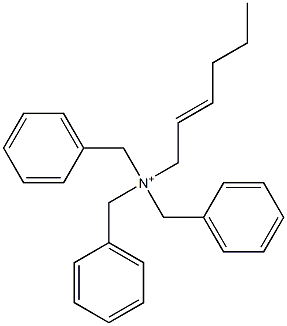 (2-Hexenyl)tribenzylaminium|