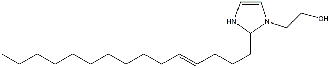 2-(4-Pentadecenyl)-4-imidazoline-1-ethanol Struktur