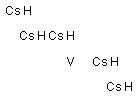 バナジウム-ペンタセシウム 化学構造式