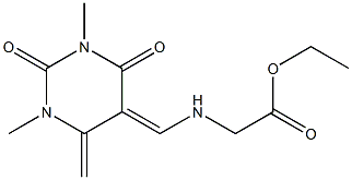 (Z)-5,6-Dihydro-6-methylene-5-(2-ethoxy-2-oxoethylaminomethylene)-1,3-dimethylpyrimidine-2,4(1H,3H)-dione