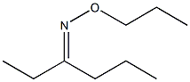 3-Hexanone O-propyl oxime,,结构式