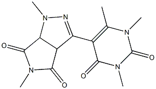 3a,6a-Dihydro-1,5-dimethyl-3-[(1,2,3,4-tetrahydro-1,3,6-trimethyl-2,4-dioxopyrimidin)-5-yl]pyrrolo[3,4-c]pyrazole-4,6(1H,5H)-dione