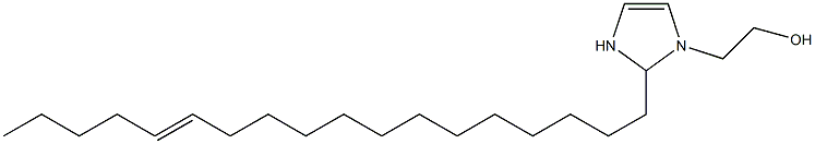2-(13-Octadecenyl)-4-imidazoline-1-ethanol Struktur