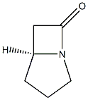 (5S)-1-アザビシクロ[3.2.0]ヘプタン-7-オン 化学構造式