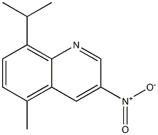 8-(1-Methylethyl)-5-methyl-3-nitroquinoline Struktur