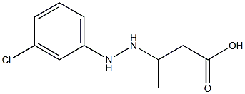 3-[2-(m-Chlorophenyl)hydrazino]butyric acid|