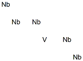 バナジウム-ペンタニオブ 化学構造式