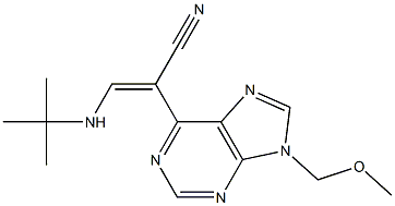 9-(Methoxymethyl)-6-[(E)-2-(tert-butylamino)-1-cyanoethenyl]-9H-purine