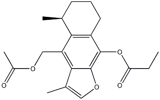 (5S)-5,6,7,8-Tetrahydro-4-(acetoxymethyl)-3,5-dimethylnaphtho[2,3-b]furan-9-ol propionate|